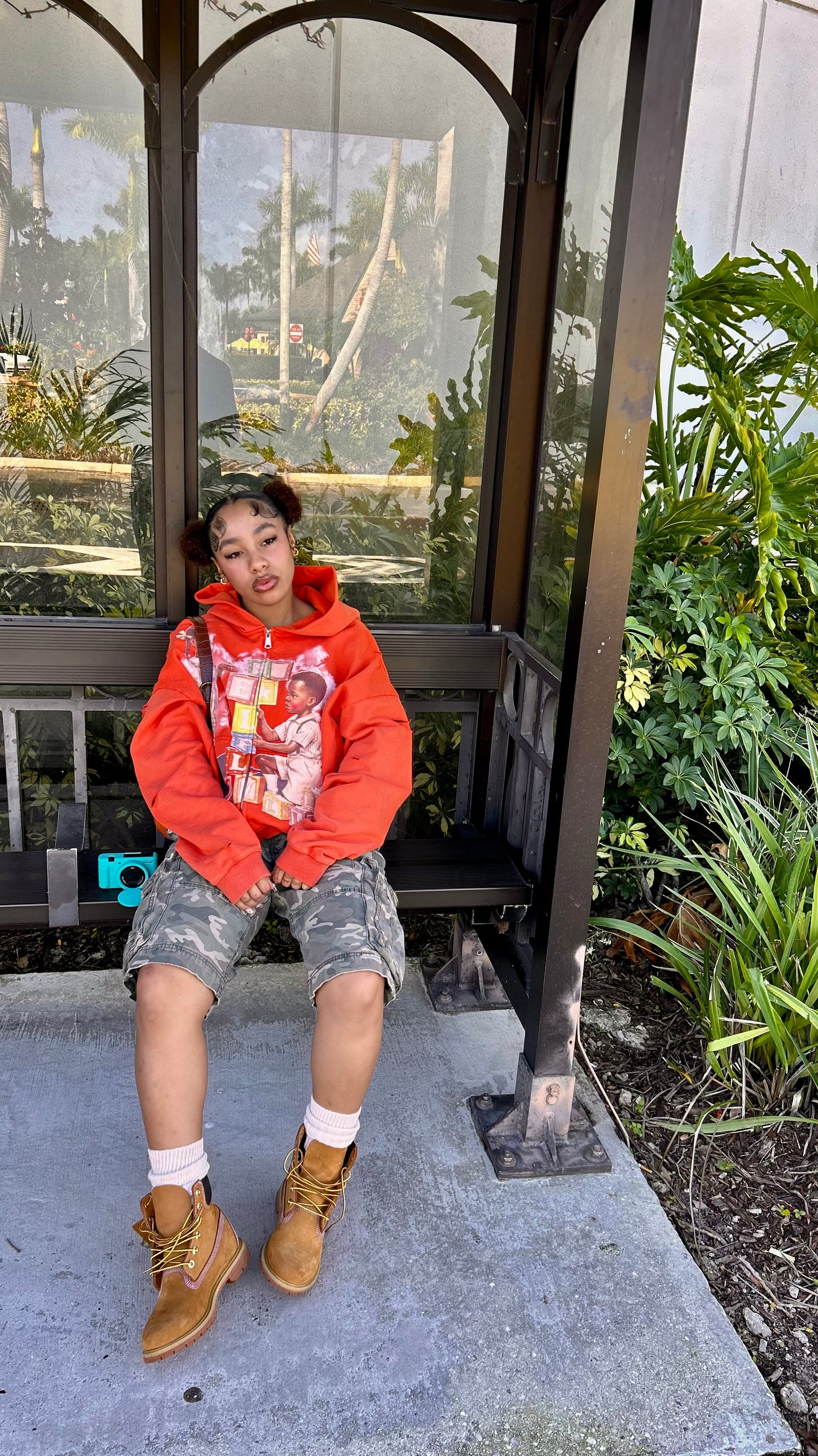 Orange SelfLuv Zip-Up