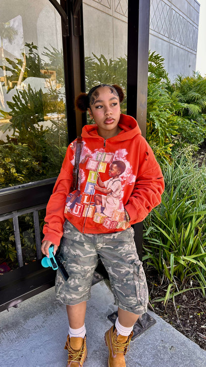 Orange SelfLuv Zip-Up